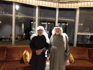 قام رئيس جمعية الداهنة الخيرية بزيارة الاستاذ الوجيه/عبدالعزيز علي الشويعر